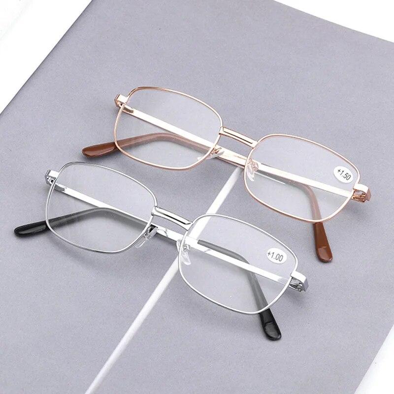 Neue Metall Flexible Lesebrille Herren Damen Ultraleicht Weich Alterssichtig Brille Unisex Brille Herren Schutzbrille Spiegel Brille
