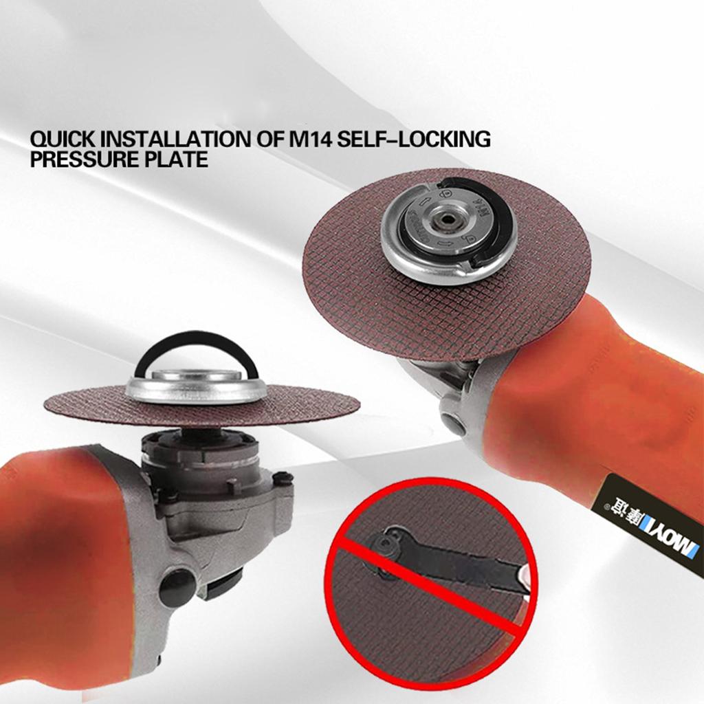 2Pcs Angle Grinder Locking Retaining Nut Quick Release Nut Replacement Parts Pressure Plate Fastener for Angle Grinder