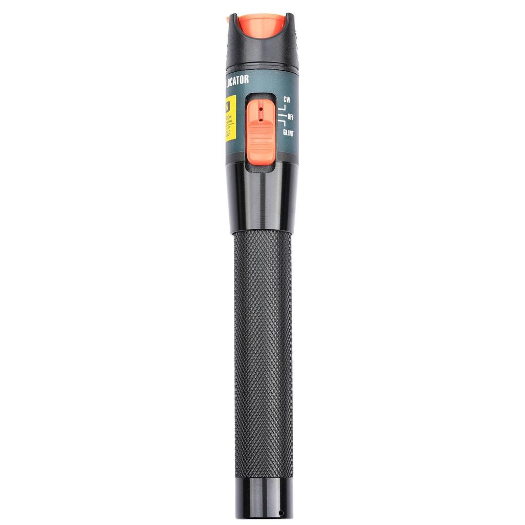 10mW Glasfaser Rotlicht Teststift - 10km Reichweite, Metall, Stiftform