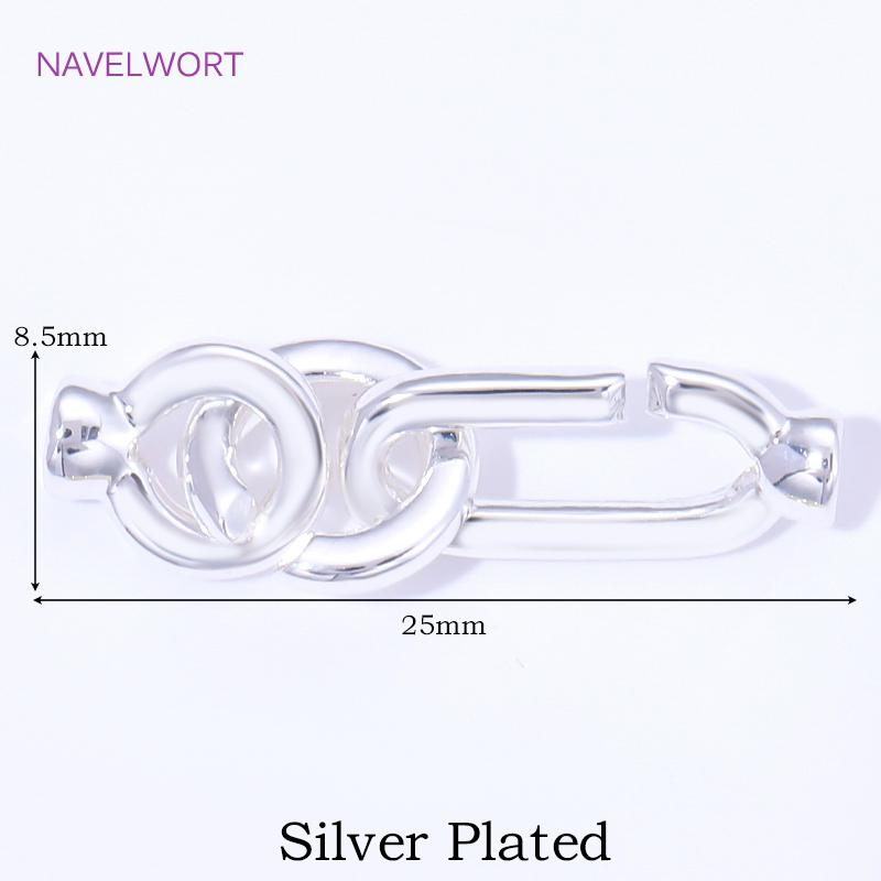 18K Gold Plated Pearls Clasps Fasteners For Bracelets,Connectors Clasps For Jewelry,DIY Necklace Fittings,Supplies For Jewelry