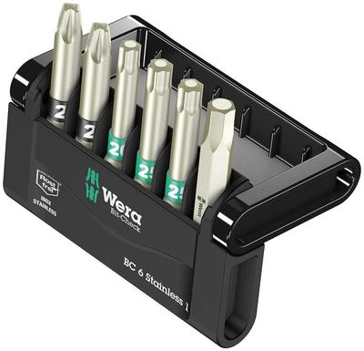 Wera 05073634001 Bit Check 6 Stainless Steel Bit 6 Bits In a Blister Pack Imported from Set, [Officially Japan]