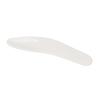 50pcs Mini Cosmetic Cream Spatula Curved Shaped Reusable Eye Cream Applicator for Nail Glue White