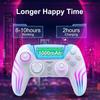 PS4 Bluetooth Game Controller with Motion Sensing, Vibration, Burst, and Headphone Jack - PC eSports Compatible.