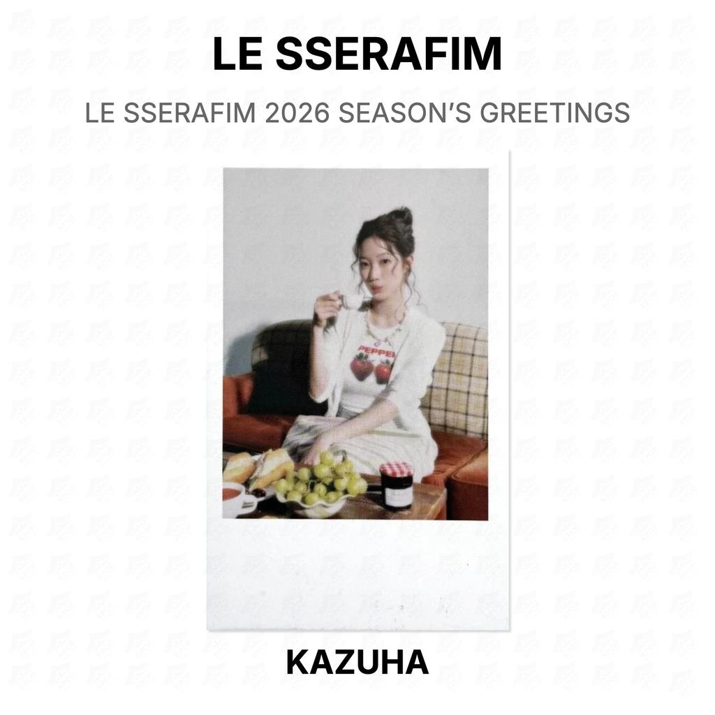 LE SSERAFIM 2026 SEASON’S GREETINGS Official Photocard