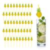 50 to 150pcs/lot Paper Straws For Flamingo Pineapple Drinking Straws Cupcake Hawaiian Decoration Supplies Paper Drinking Straws