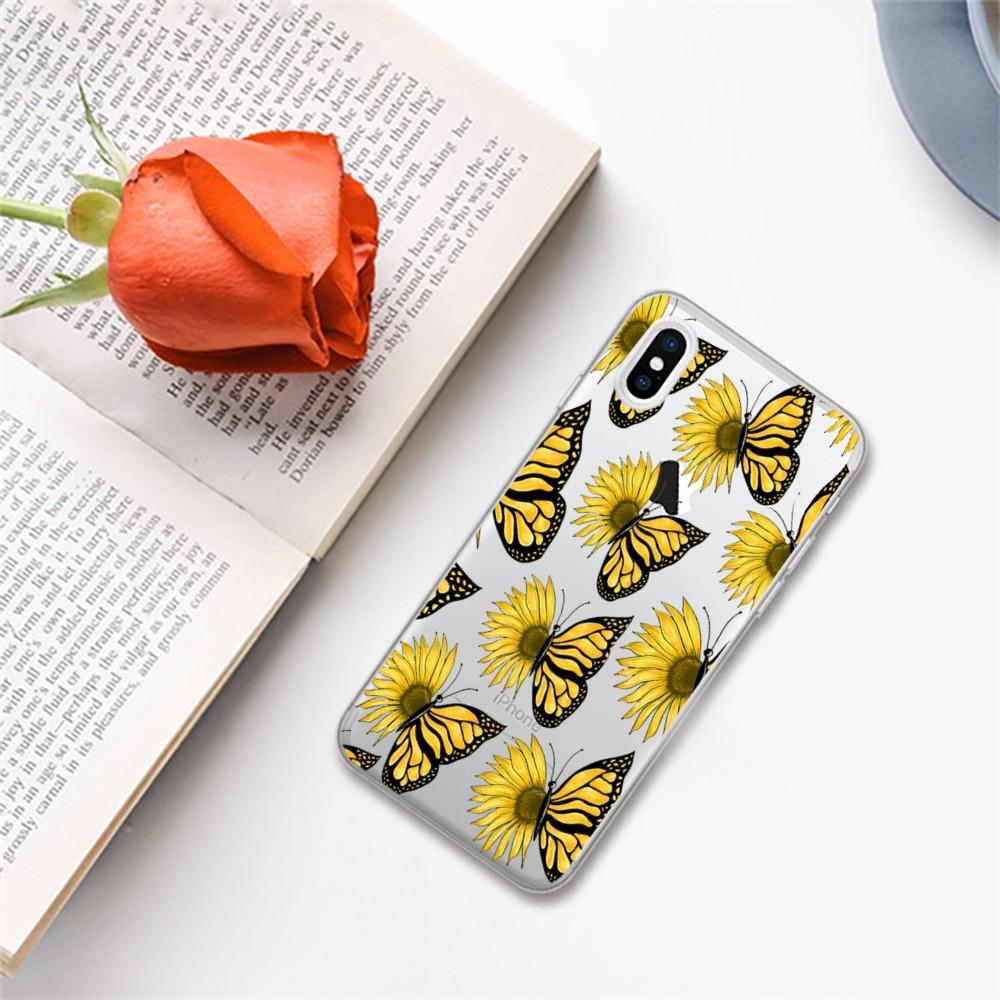 Beautiful Flower Sunflower Phone Case for iPhone 16 15 8 7 6 6S Plus X SE XR XS 14 11 12 13 Mini Pro Max Mobile Case