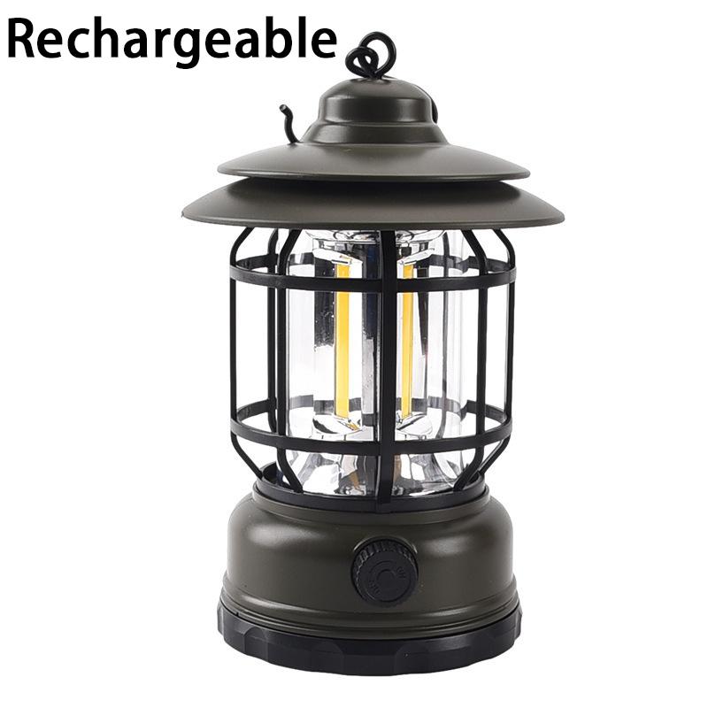 Camping Light Solar-Powered Long-Lasting Rechargeable Portable Lighting Lamp
