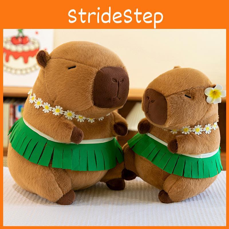 Beach Summer Party Capybara Plush Toy Adorable Cartoon Gift Girls Birthday Doll