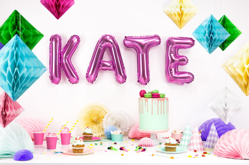 Foil Balloon Letter "K" Dark Pink 35