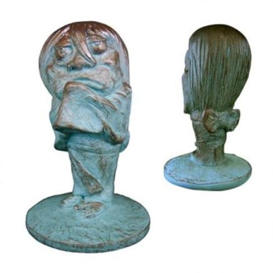 

Shigeru Mizuki Road Bronze Statue Replica Mini Figure (Sunakake Baba)