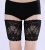 Spitzen-Oberschenkelbänder für Damen Dehnbar Floralmuster Elastisch Anti-Scheuernde Oberschenkelbänder für Bequemes Tragen und Sicheren Sitz