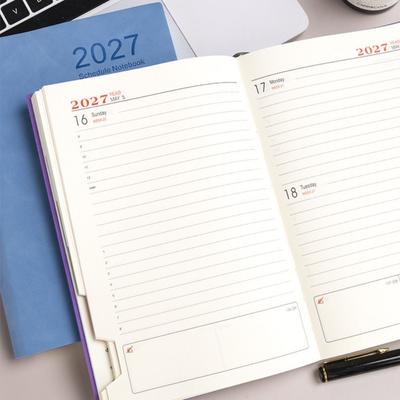 Multi-Purpose A5 2027 Planner 365 Days with Monthly & Weekly Plan Pages Schedule Notebook Efficiency Agenda Book Students