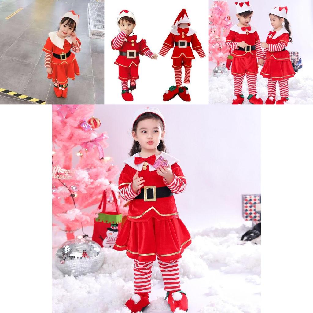 Soft Comfort Polyester Christmas Cosplay Costume For Toddler Boys Girls