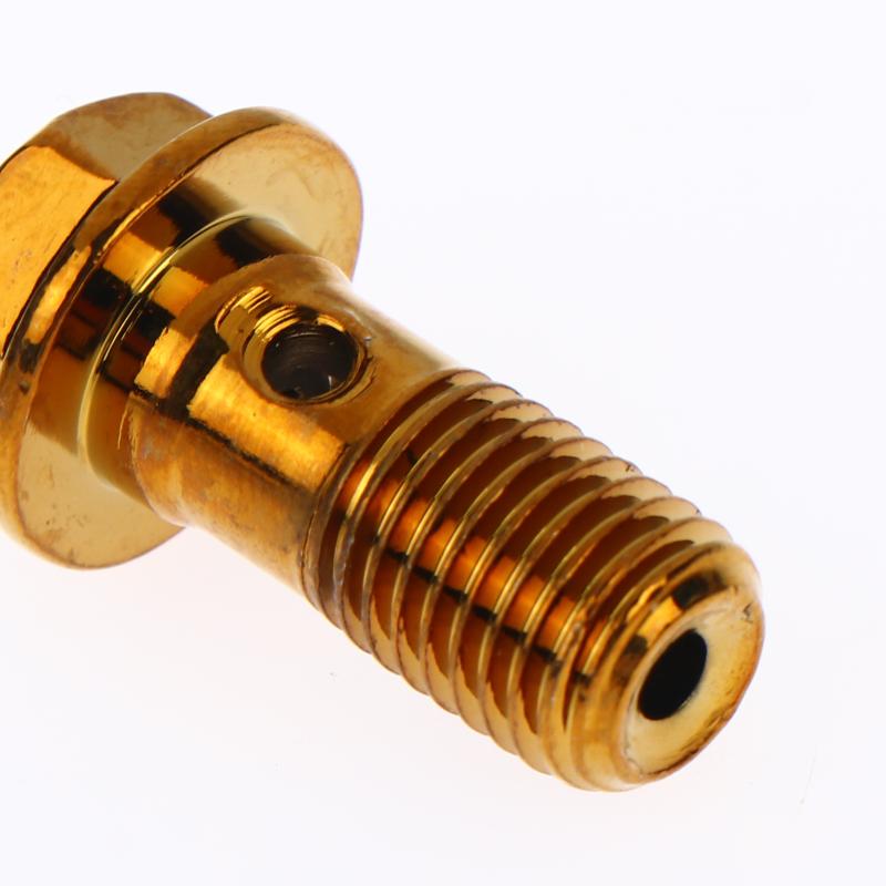 1 Conjunto de Acessórios para Motocicleta Parafuso de Sangria do Freio Parafuso Banjo M10*1.25Mm /1.0Mm Parafuso do Cilindro da Pinça de Freio para Liberação de Ar