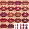 Magic Casa 18-Color Mini Matte Velvet Lipstick Set - Long-lasting & Non-transferable