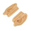 Silicone Ear Model Lifelike Soft Left Right Ear Piercing Practice Model for Earrings Earphones Display 1 Pair