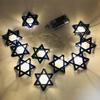 1.65 Meters Hanukkah Star Of David String String 10 Led Lights Hanukkah Festival Decor String Lights Decoration  New Gift