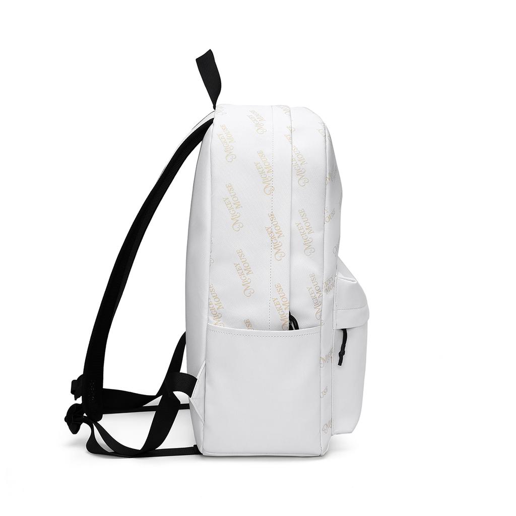 New Disney Mickey Series Fabric Backpack Laptop Bag Unisex White/Black/Pink DHB41490-A