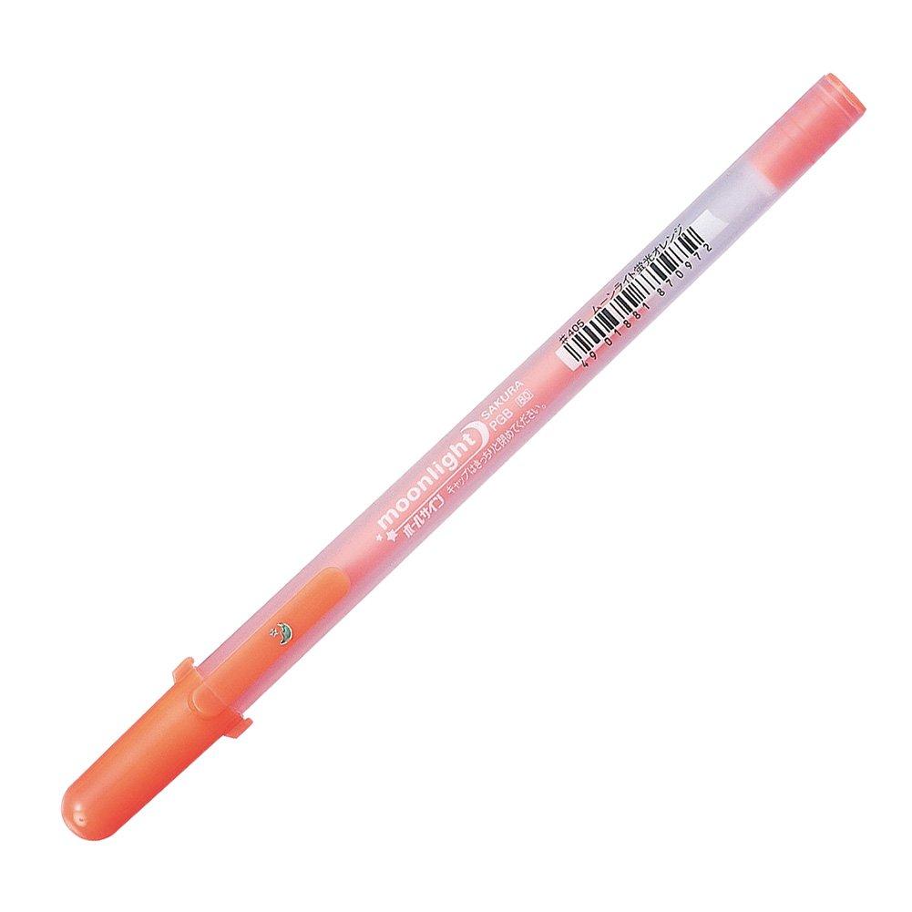 Sakura Craypas Ball Sign Moonlight Gel Ballpoint Fluorescent 10 Pen, Orange, pens, PGB#405(10)