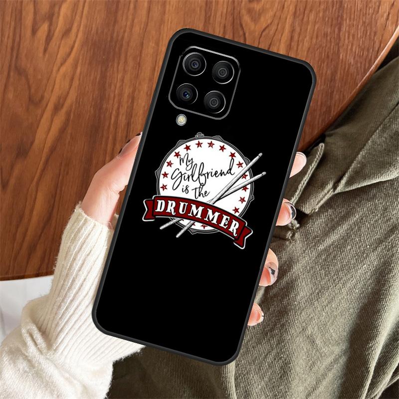 Drum Drumming Drummer Case For Samsung Galaxy M06 M16 M36 M56 M33 M15 M55 M31 M13 M12 M14 M53 M32 M52 M35 M34 M54