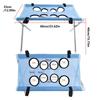 Practical Pet Resting Bed Heavy Duty Grooming Hammock with NonSlip Support Frame and Washing Hole For Dog Cats Grooming