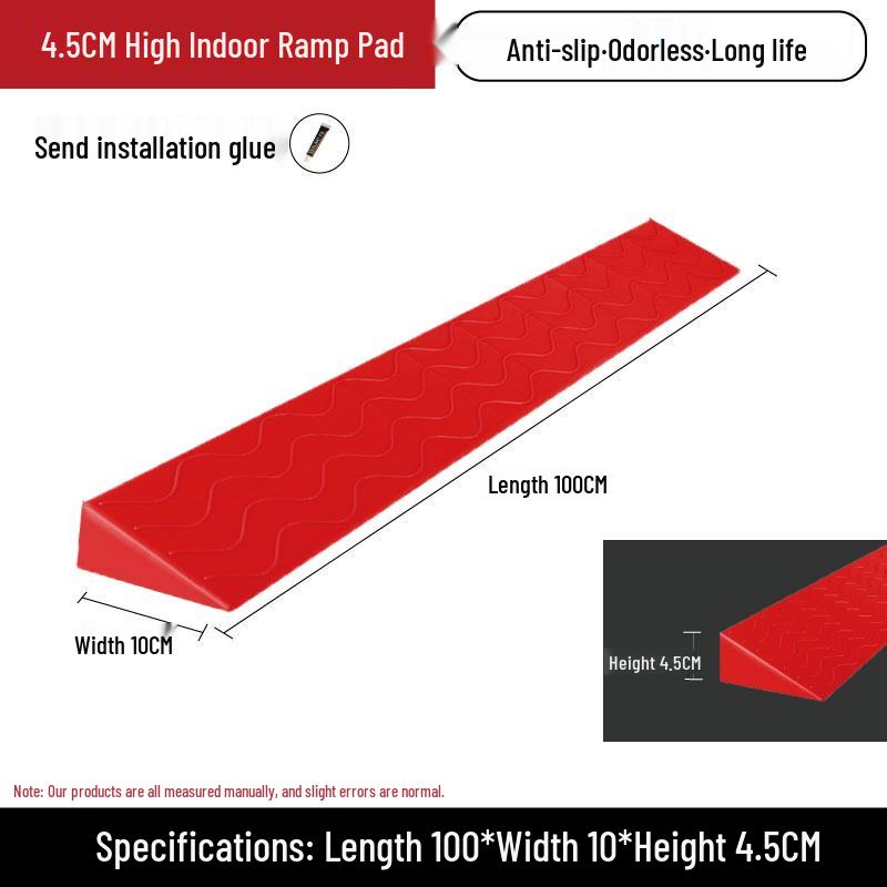 Threshold Uphill Ramp Mat for Indoor Sweeping Robots