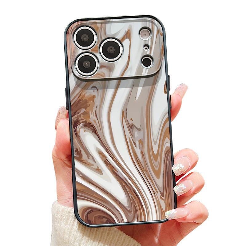 Aquarell Marmor Hülle Für iPhone 17 18 Pro Max Für iPhone 16 15 14 13 Pro Max Magnetisch Für Magsafe Hautgefühl Hybride Handyhülle