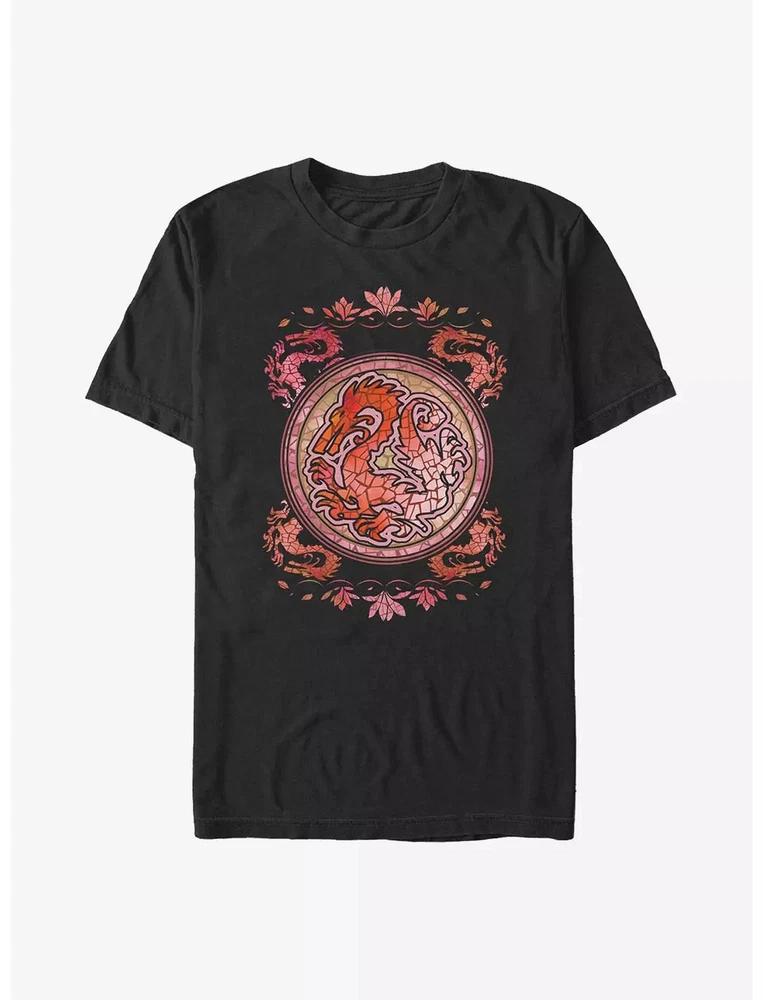 Mulan Mushu Stained Glass T Shirt Size S 4XL Gift For Friends S