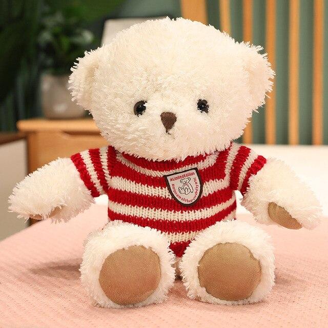 45cm Lovely Plush Sweater Teddy Bear Toys Adorable Classical Bear Dolls Stuffed Soft Animal Pillow Valentine S Gift For Girlfriend