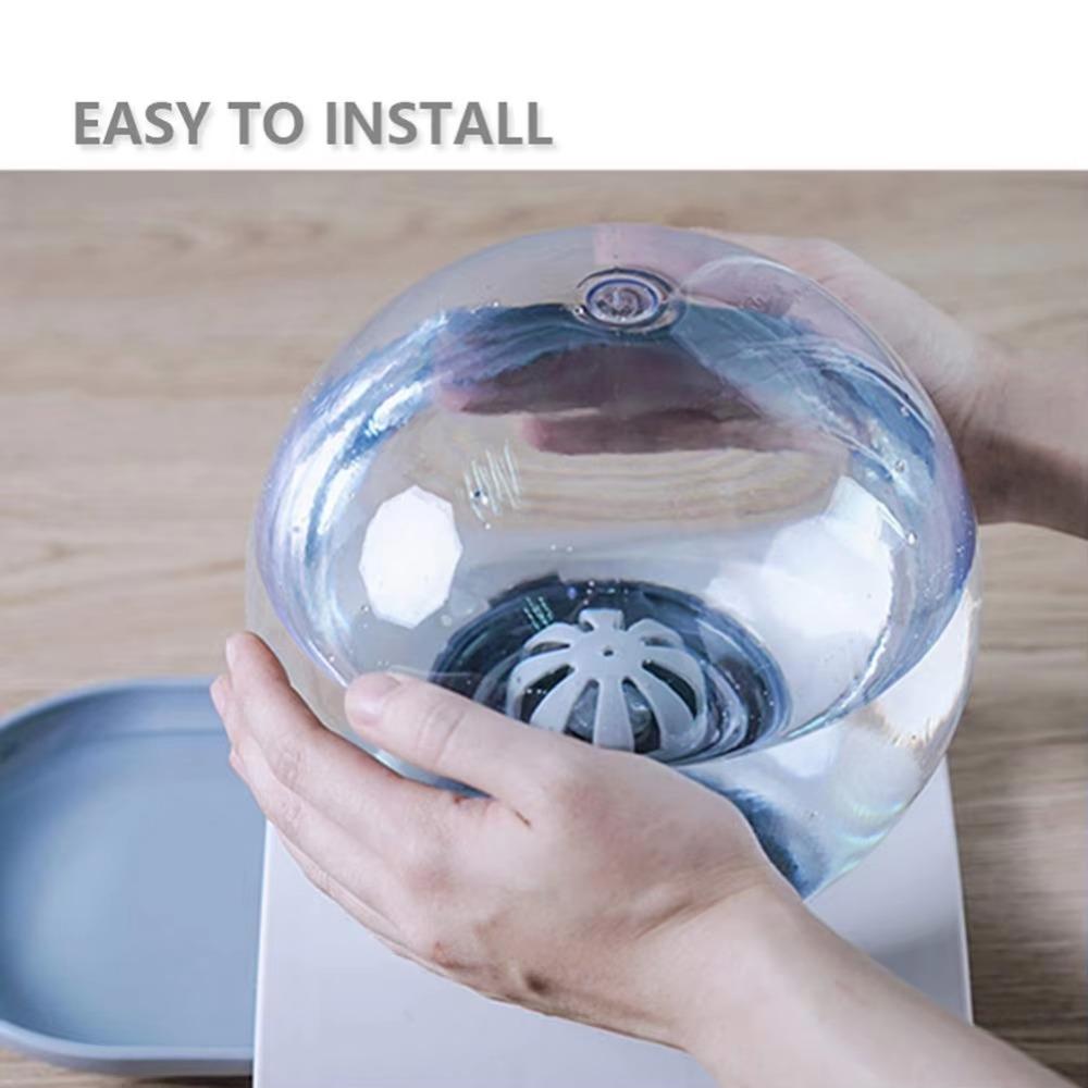Snails Bubble Cat Water Bowl Automatic Water Dispenser Fountain For Cats Large Drinking Drink Bowl Drinker No Electricity 1.8L
