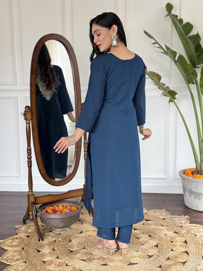 Women Designer Salwar Suit Kurta Pant Dupatta Set Indian Bollywood Top Tunic Kurti