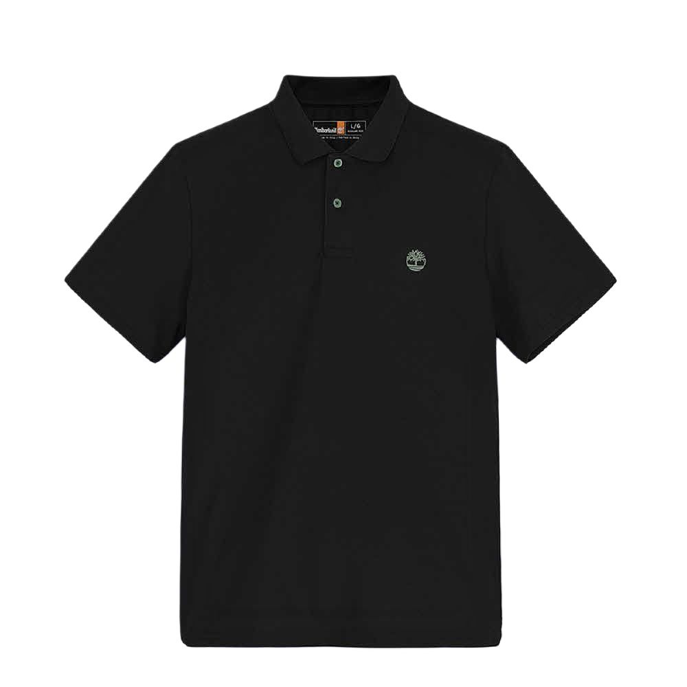 

Timberland Quick-Dry Simple Short Sleeve Polo Shirt Men tops Black TB0A66DU0011 0XL