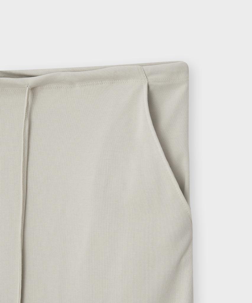 Deolil Bake Long Skirt_Beige