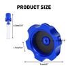 Blue Motorcycle CNC Gas Tank Fuel Cap Cover Pipe for Kawasaki KX65 KX85 KX100
