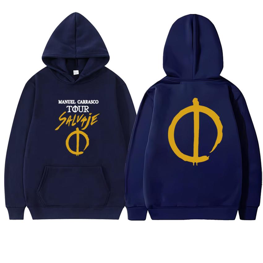 

Hot Rapper Manuel Carrasco Tour 2025 Double Sided printed Hoodie Men women harajuku vintage streetwear Unisex Fleece Sweatshirt 3XL