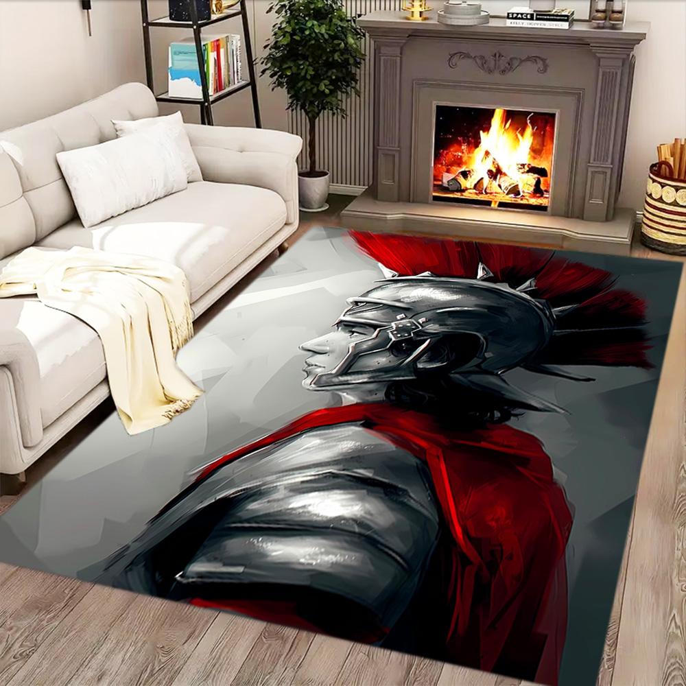 Gladiator Epic Battle Rug for Living Rooms, Bedrooms, Home Décor, and As Gifts.