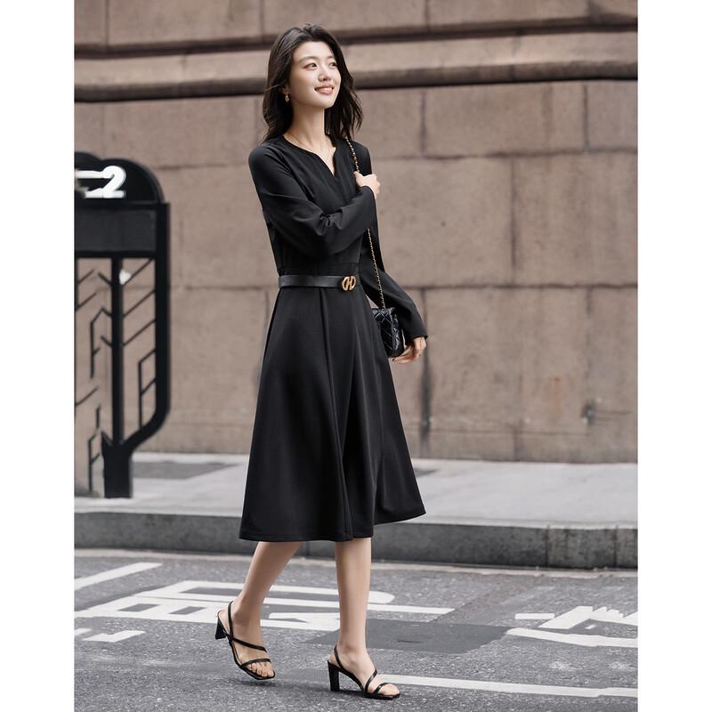 Demana Elegant A-Line Commuter Dress
