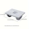 Shakable Massage Foot Rest Stool – Adjustable Rollers, Ergonomic Under Desk Support for Office, Study & Living Room – Durable PP