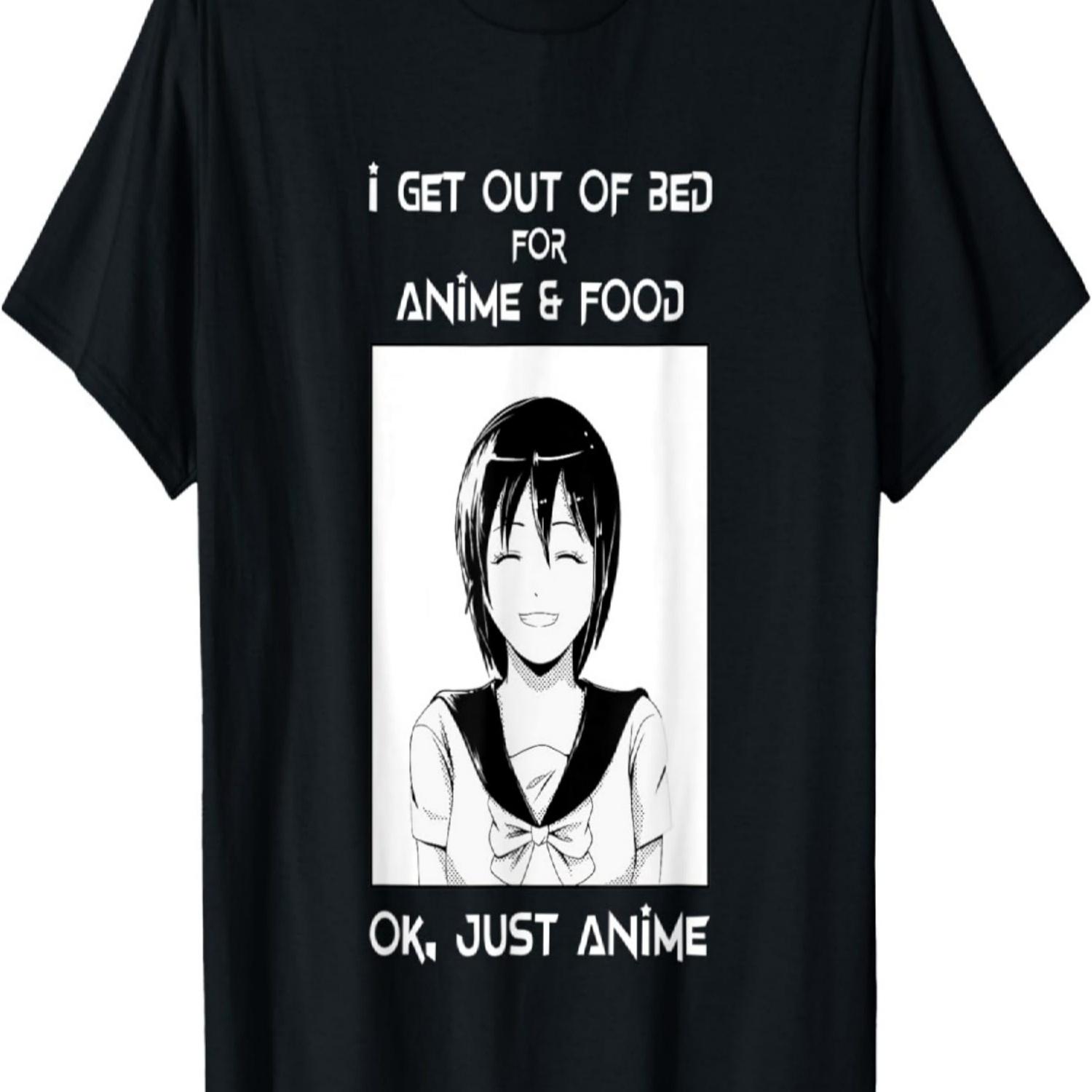 

Out of Bed For Anime Only - Funny Manga Girl Anime Gift T-Shirt S чёрный