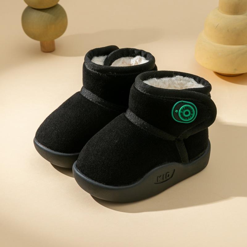

Infant snow shoes winter new cotton shoes soft sole baby toddler shoes snow outdoor shoes keep warm 17 чёрный