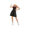 FILA Solid Color Loose Waist Drawstring Fashion Casual Sleeveless Dress Women dresses Black F11W229312F-BK