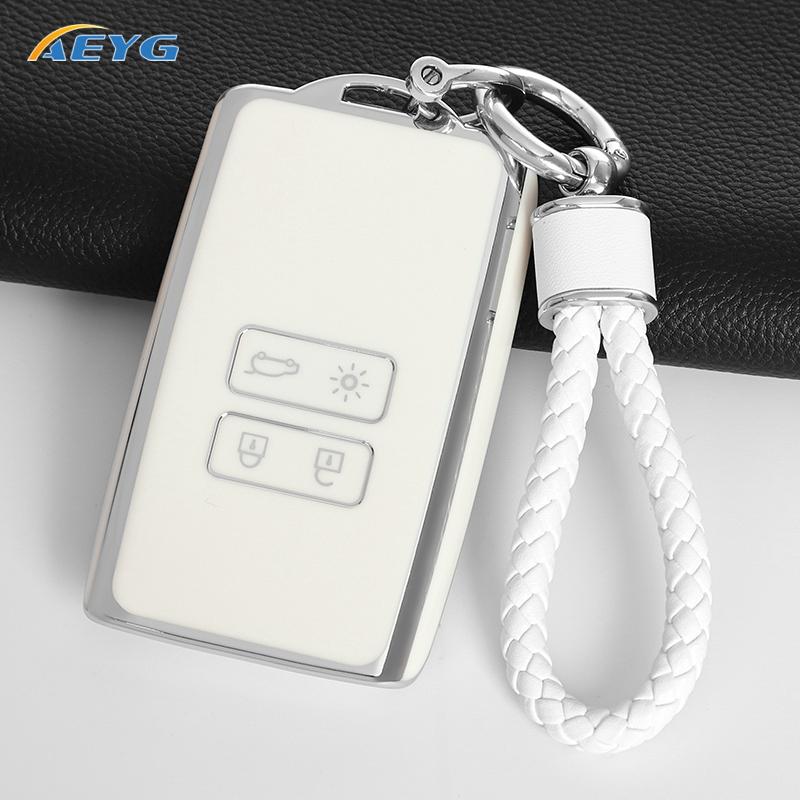 Tpu Car Remote Key Case Cover For For Renault Espace 5 Kadjar Koleos Captur Megane 4 Talisman Arkana Dacia Sandero Accessories