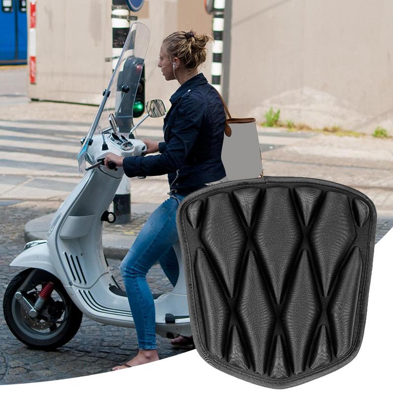 Seat Pad For Motorcycle Soft Motorbike Pad 3D Comfortable Breathable Cover Cushion Soft Sitting Support For Men Women Adults
