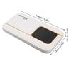 5G WiFi 6 Mobile Hotspot 2.01 Inch Touch Screen 7100mAh Portable Mobile WiFi Router with Sim Card Slot Supports 16 Devices
