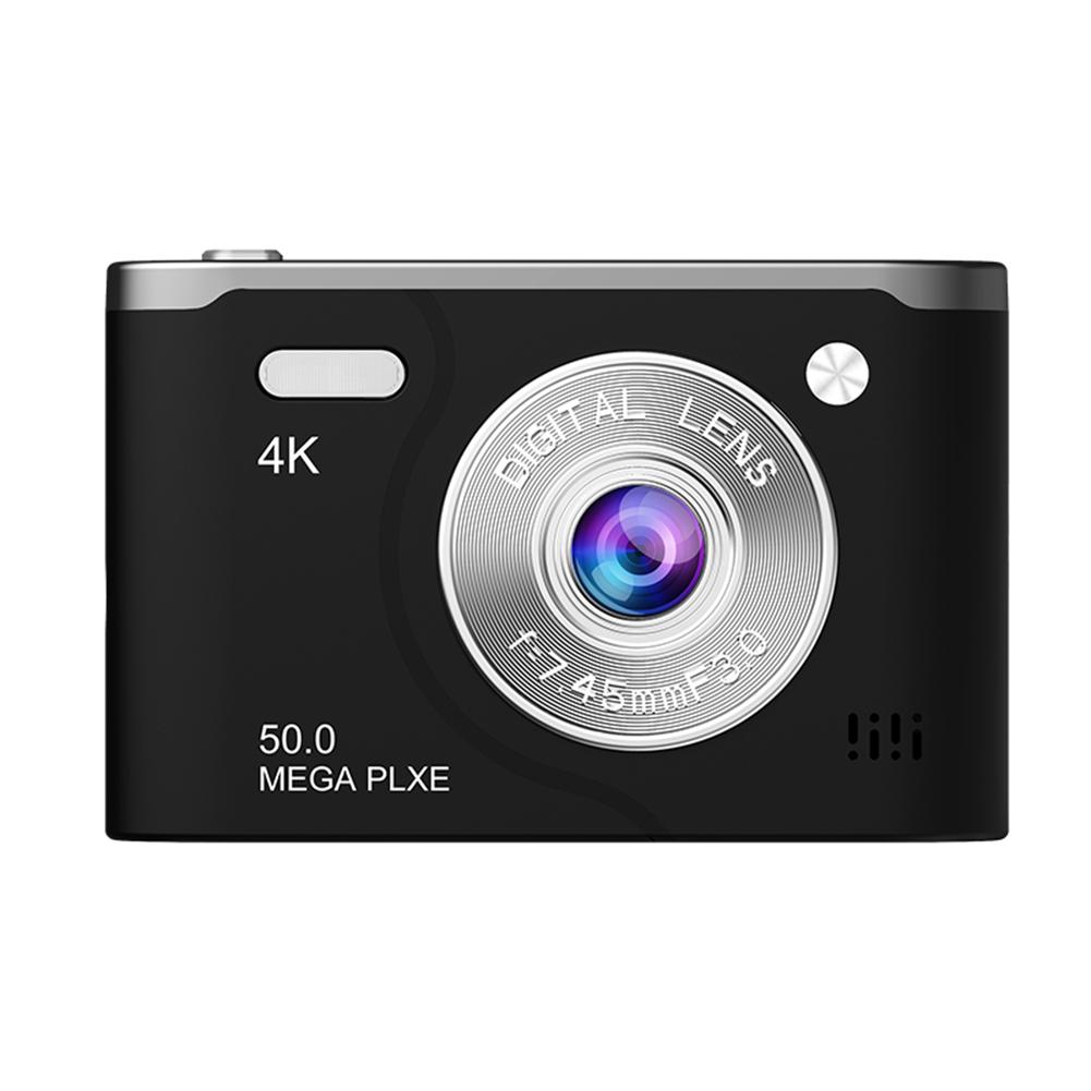 

Digital Camera 2.4inch LCD Retro Style Mini Camera with Fill Light Photography Camera Photo Video Camera for Travel and Students чорний