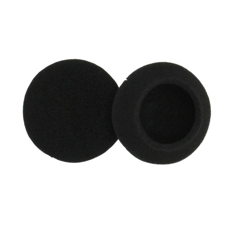 10 Pares/lote Redondo 35 40 45 50 55 60 65 mm Cubierta de Auriculares Reemplazo Esponja Almohadillas para Orejas Universal Almohadillas de Espuma Cojín de Espuma