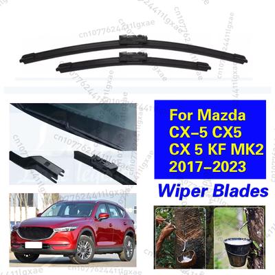 Wiper Blades For Mazda CX-5 CX5 CX 5 KF MK2 Front Windshield Windscreen Wiper Window 2017 2018