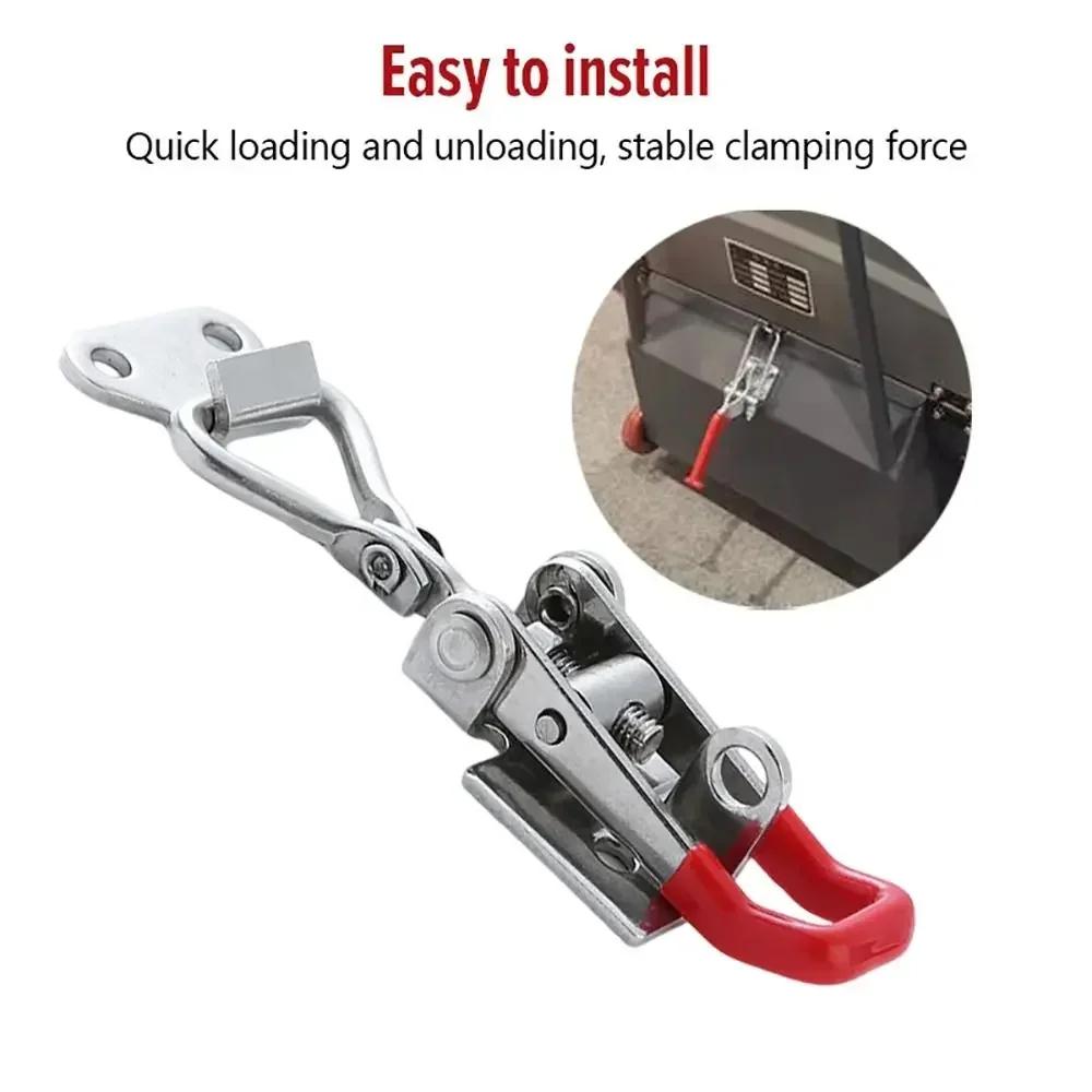 1 ks rychloupínací zámek přezka pant toolbox pouzdro 4001/4002/4003 pákový západkový uzávěr push-pull nastavitelný západka
