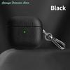 Genuine Leather For AirPods Pro 3 Case AirPods Pro 2 Airpods 4 Airpods 3 cover Lychee Pattern Cowhide With Buckle