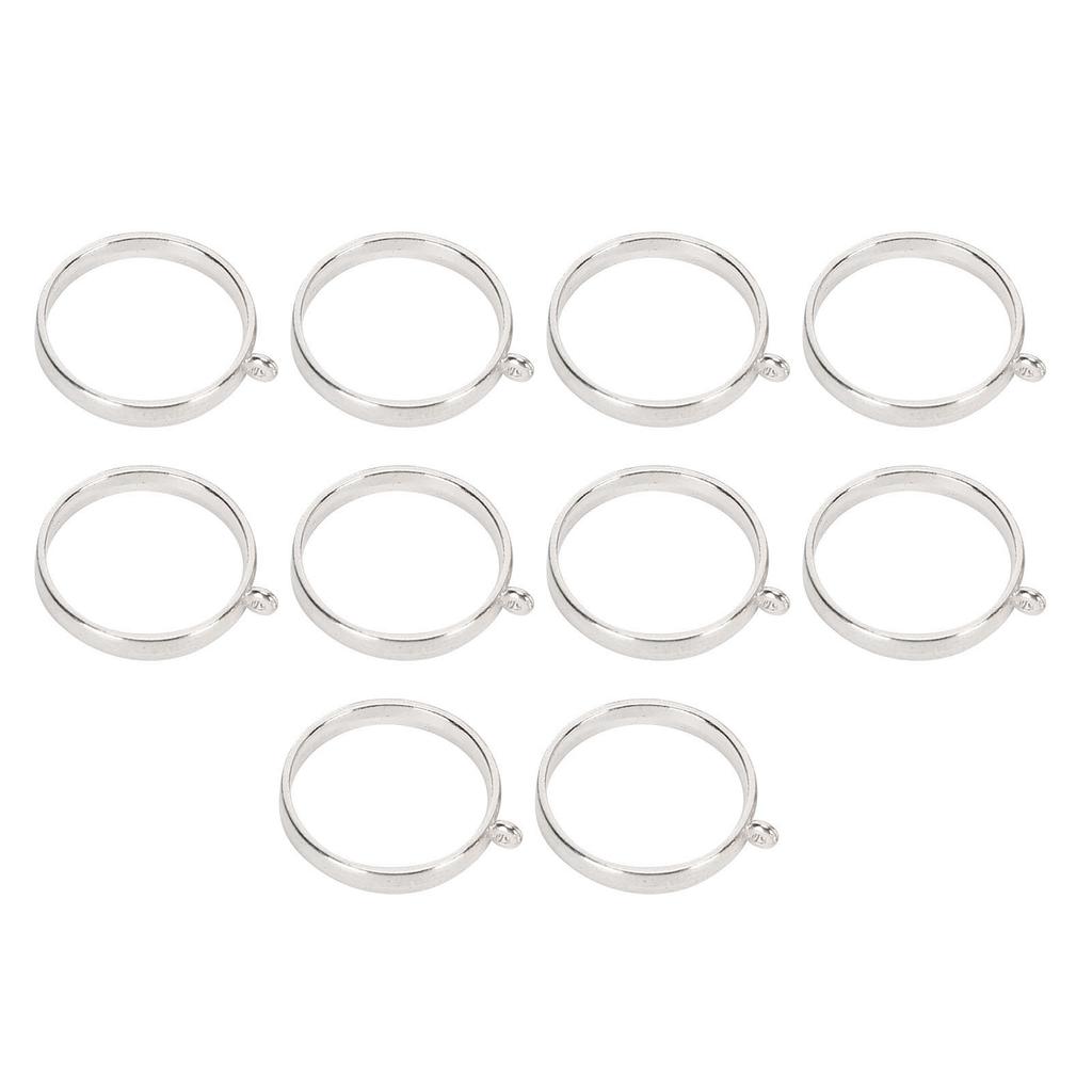 10PCS Round Hollow Frame Pendants for   Jewelry Making Findings Crafting Supplies